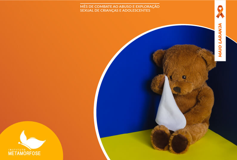 imagem urso chorando campanha maio laranja